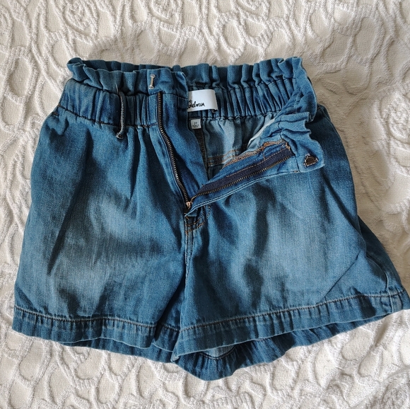 Sam Edelman Kira Paperbag Denim Shorts 27 - Picture 5 of 13